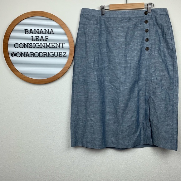 Banana Republic Linen Skirt - Picture 4 of 5